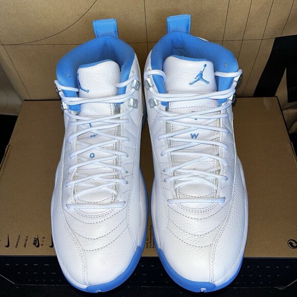 NEW Nike Air Jordan 12 Retro Melo UNC Blue White CT8013-112 Men Size 7 main image 7